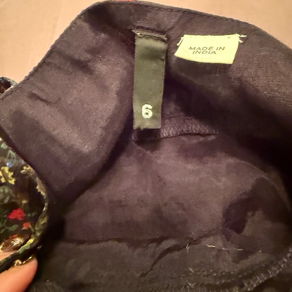 H&M Y2K Vintage Black/Red Ruffled Tiered Spaghetti Strap Mini Sundress 6/Small - Picture 7 of 8